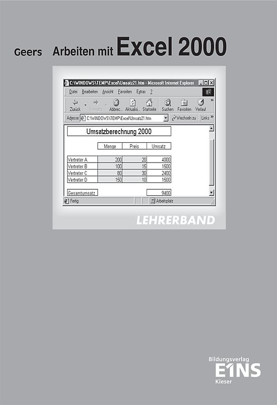 Arbeiten mit Excel 2000
