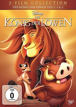 Der König der Löwen - Teil 1, 2 & 3 [3 DVDs] DVD