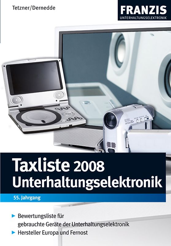 Taxliste 2008 - Unterhaltungselektronik