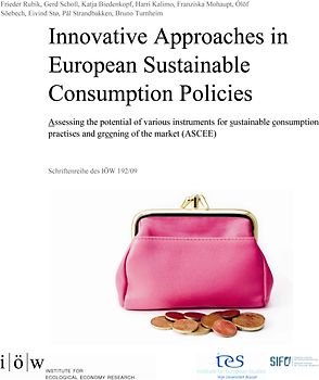 Innovative Approaches in European Sustainable Consumption Policies