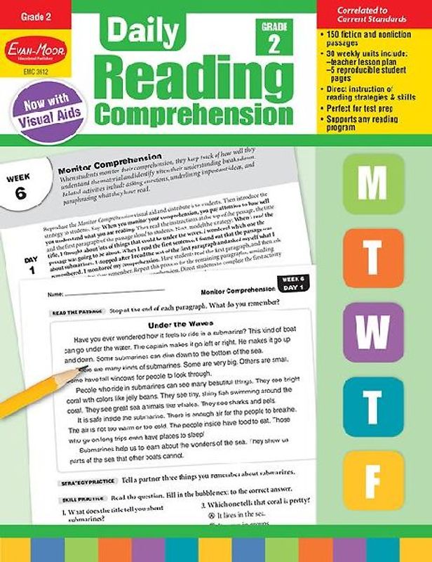 Daily Reading Comprehension, Grade 2 Te