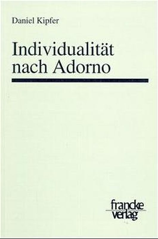 Individualität nach Adorno