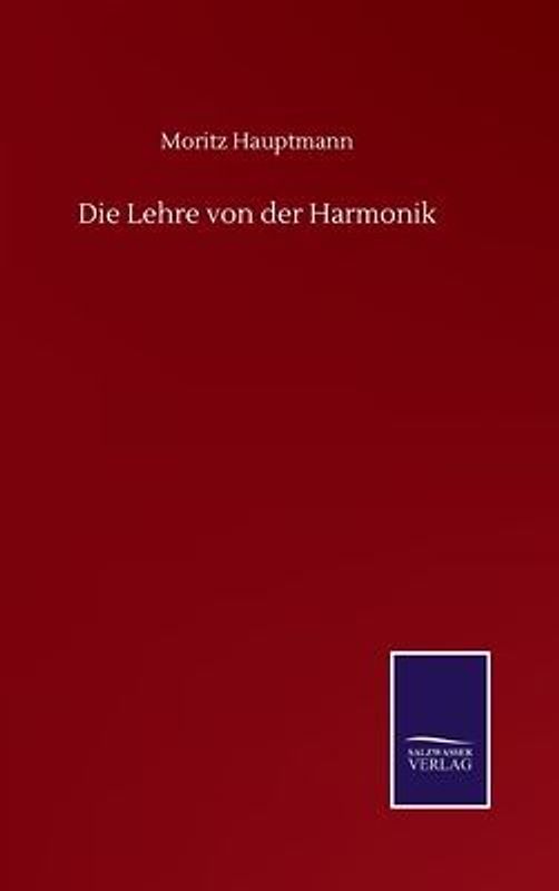 Die Lehre von der Harmonik
