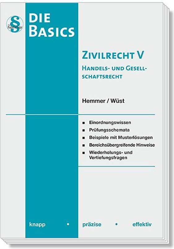 Basics Zivilrecht V - Handels- und Gesellschaftsrecht