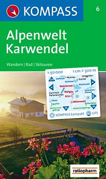 Alpenwelt Karwendel - Walchensee /Wallgau /Mittenwald. Wanderkarte mit Tourenführer, Radrouten und Skitouren. GPS-geeignet. 1:50000