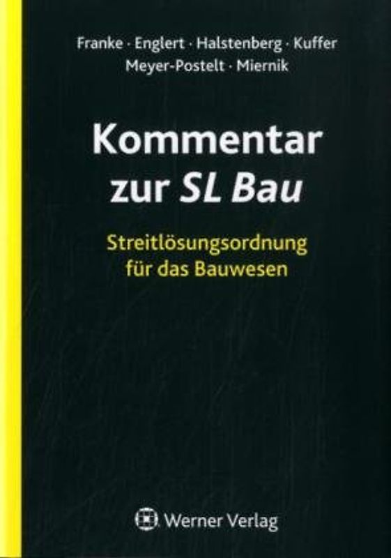 Kommentar zur SL-Bau