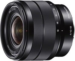 Sony E 10-18 mm F4.0 62 mm Objectif (adapté à Sony E-mount) noir