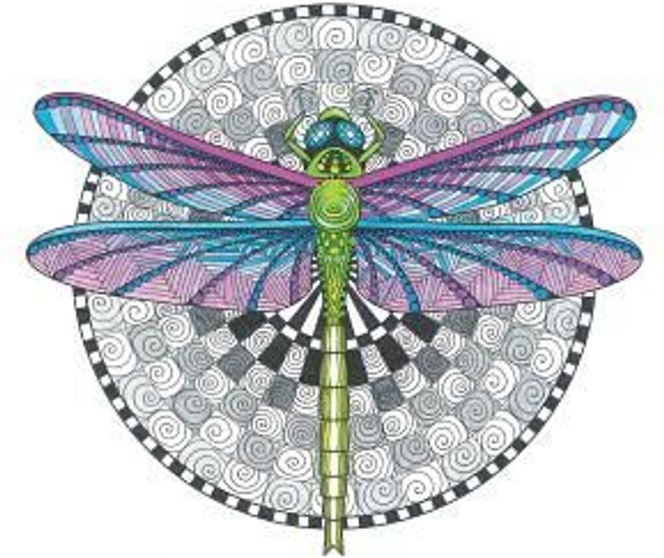 Tangleeasy Guided Journal Dragonfly