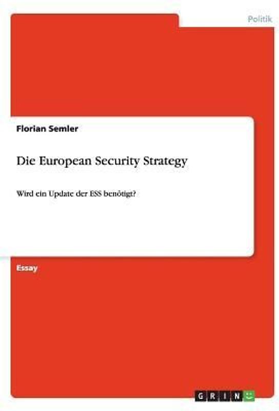 Die European Security Strategy