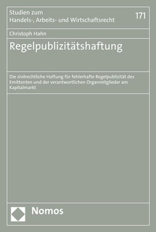 Regelpublizitätshaftung