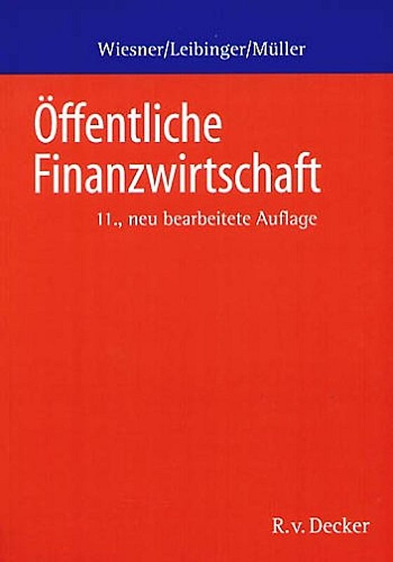 Öffentliche Finanzwirtschaft