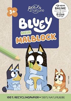 Bluey Mein Malblock
