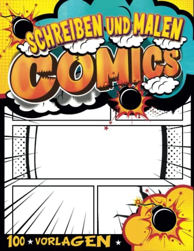 Comic Skizzenbuch Blanko: Manga-Zeichenbuch | Schreiben Und Zeichnen Sie Comic-Bücher Für Kinder 9-12