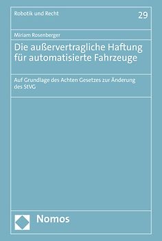 Die außervertragliche Haftung für automatisierte Fahrzeuge