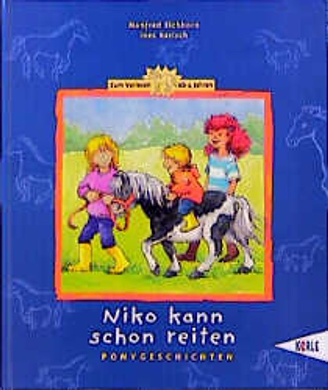 Niko kann auch schon reiten