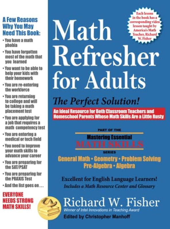 Math Refresher for Adults: The Perfect Solution (Mastering Essential Math Skills, Band 1)