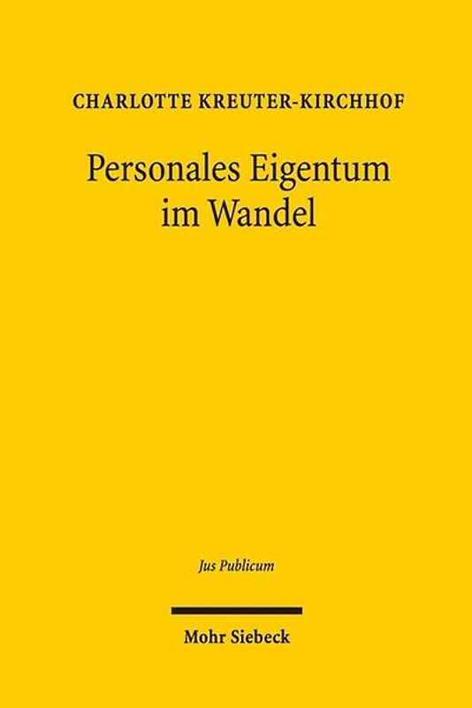 Personales Eigentum im Wandel