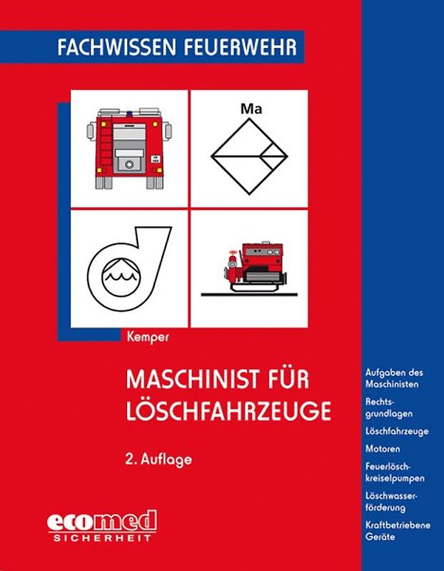 Maschinist für Löschfahrzeuge