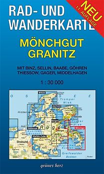 Rad- und Wanderkarte Mönchgut, Granitz