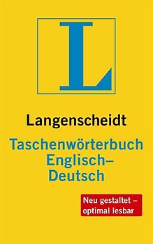 Langenscheidt Taschenwörterbuch Englisch. Englisch-Deutsch