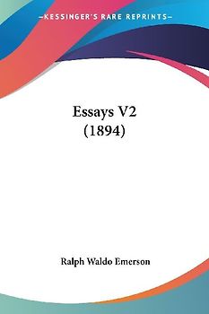 Essays V2 (1894)