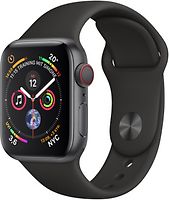 Apple Watch Series 4 40mm caja de aluminio en gris espacial y correa deportiva negra [Wifi + Cellular]