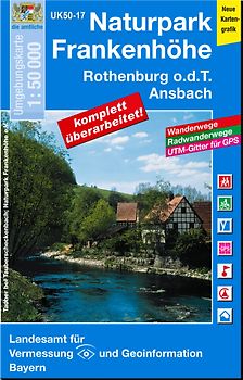 UK50-17 Naturpark Frankenhöhe, Rothenburg o.d.T., Ansbach