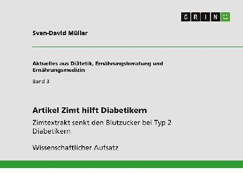 Artikel Zimt hilft Diabetikern