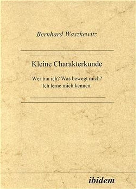 Kleine Charakterkunde