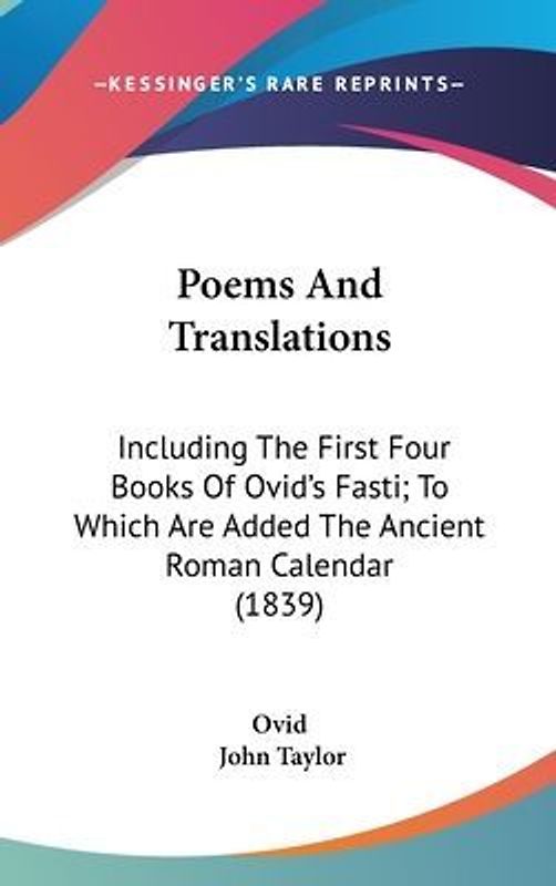 Poems And Translations