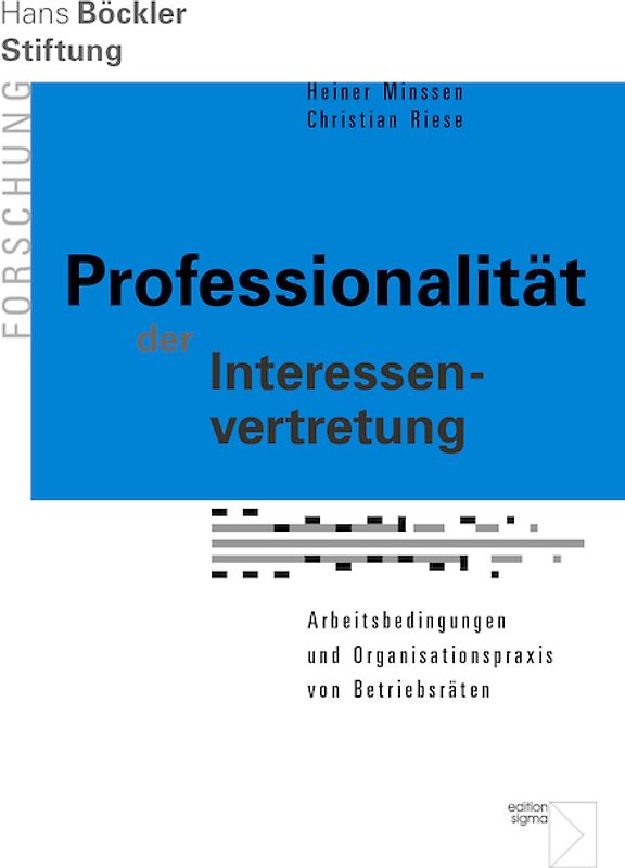 Professionalität der Interessenvertretung