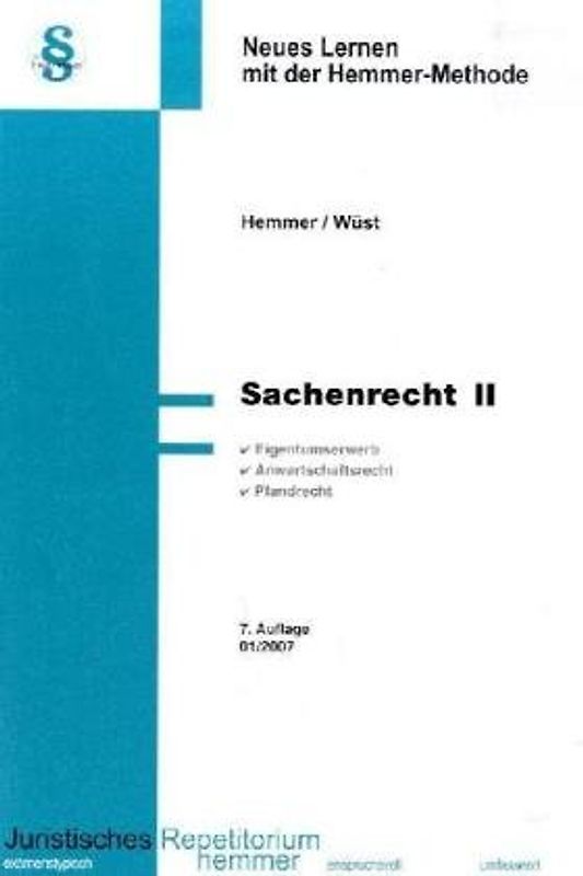 Sachenrecht II