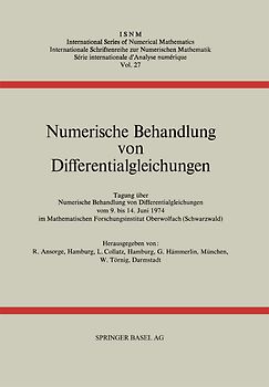 Numerische Behandlung von Differentialgleichungen