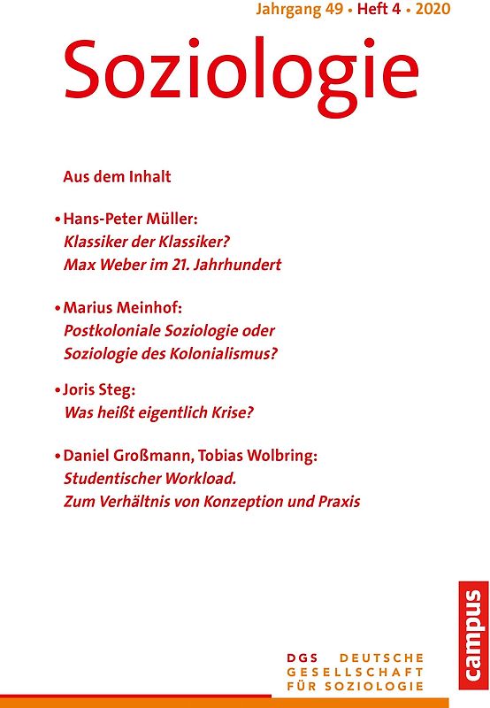 Soziologie 4/2020