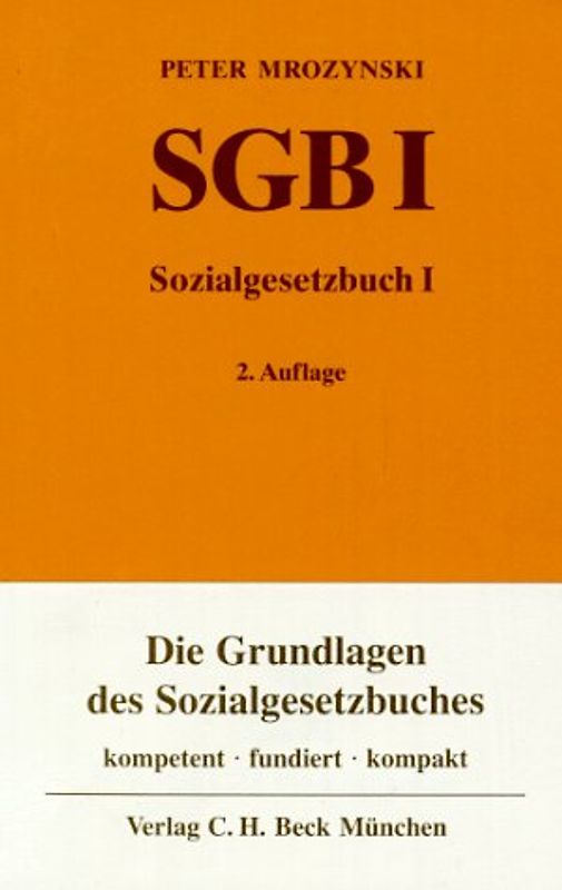 Sozialgesetzbuch - Allgemeiner Teil (SGB I)