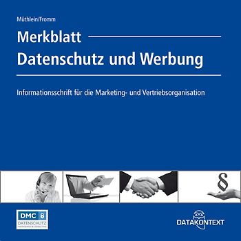Merkblatt Datenschutz und Werbung