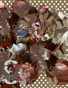 Pretty Poetress Notebook: Lost in a Storm of Butterflies and Porcelain