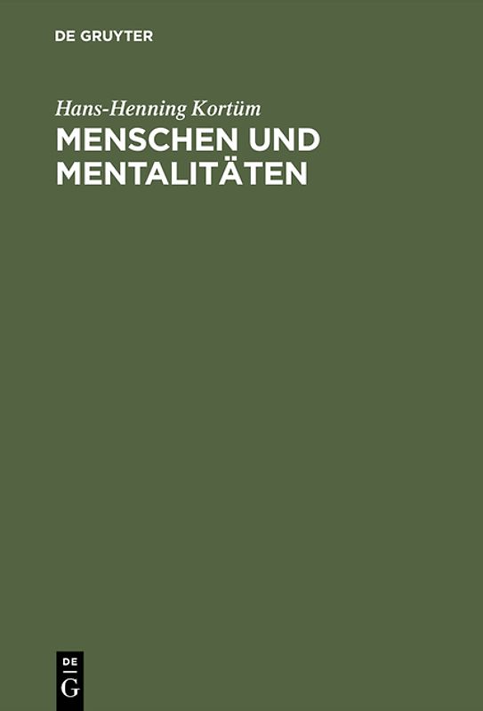 Menschen und Mentalitäten
