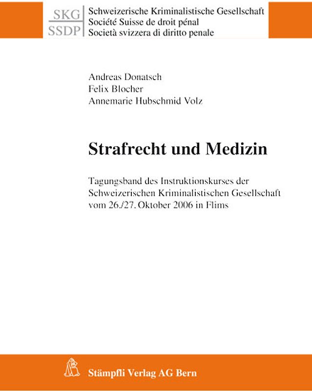 Strafrecht und Medizin