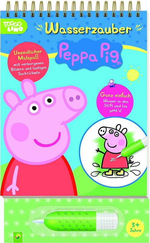 Peppa Pig Wasserzauber - einfach mit Wasser malen!
