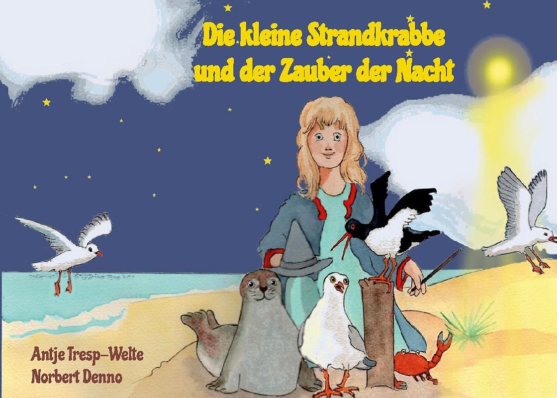 Die kleine Strandkrabbe und der Zauber der Nacht