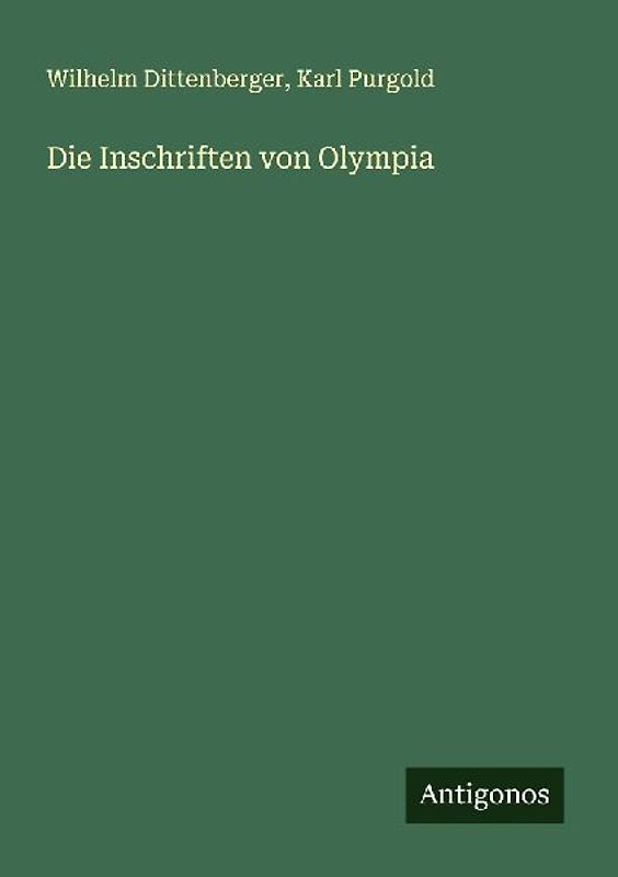 Die Inschriften von Olympia