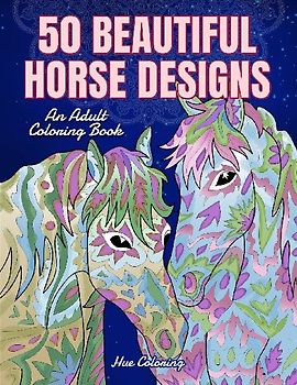 50 Beautiful Horses Coloring Book