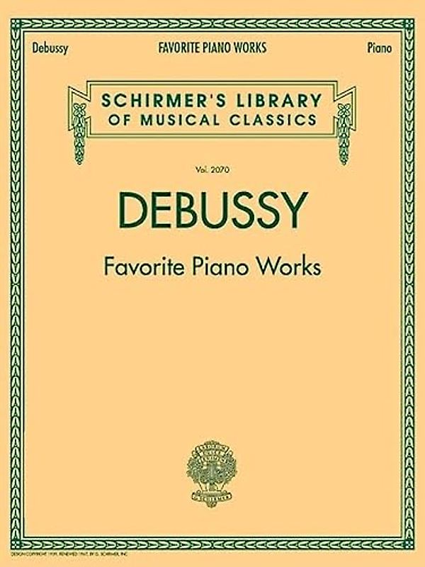 Favourite Piano Works: Noten, Sammelband für Klavier: Schirmer Library of Classics Volume 2070 (Schirmer's Library of Musical Classics, Band 2070)