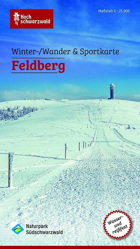 Winter-/ Wander und Sportkarte Feldberg