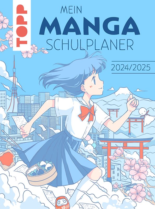 Mein Manga-Schulplaner 2024/2025. Von Chiana aka @chiana.art und Hiro aka @einfachjapanisch