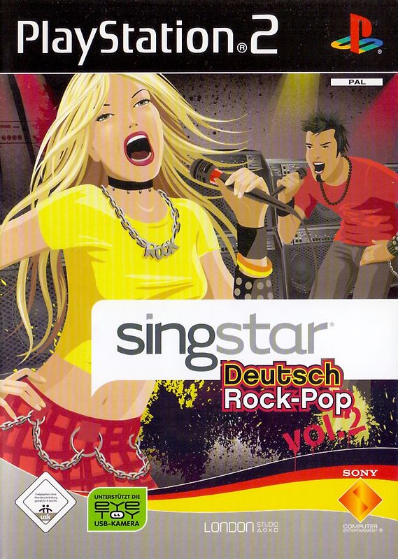 SingStar: Deutsch Rock-Pop 2 [Bundle Copy] PlayStation 2