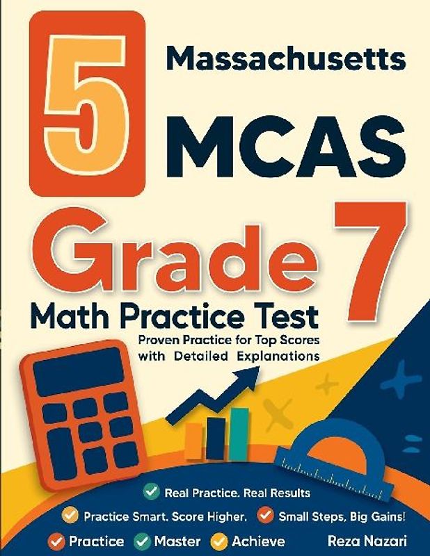 5 Massachusetts MCAS Grade 7 Math Practice Tests