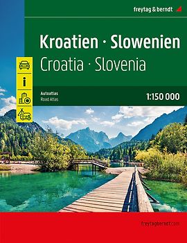freytag & berndt Autoatlas Kroatien - Slowenien 1:150.000