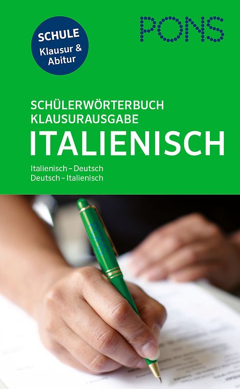 PONS Schülerwörterbuch Klausurausgabe Italienisch für Rheinland-Pfalz